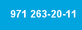 971 263-20-11 971 263-20-11